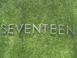 Lasercut Corten Steel Letters with Pins