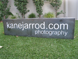 Illuminated Corten Steel Light Box