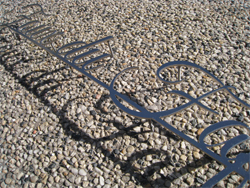 Lasercut Stainless Running Letters with Pins