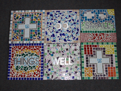 Cut Letters Used in Mosaic Art